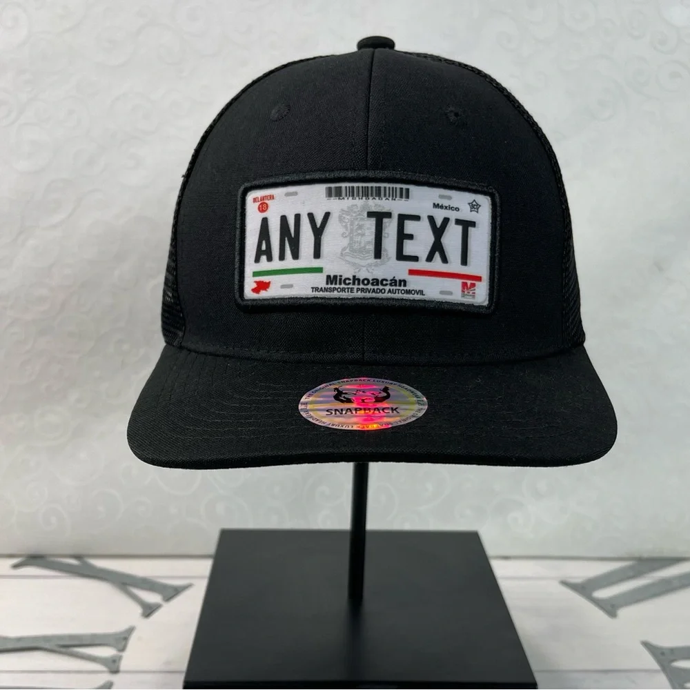 Michoacan ANY TEX Black Snapback, Any name or City Adjustable New unisex